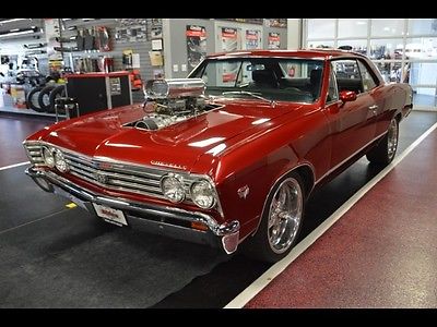 Chevrolet : Chevelle SUPERCHARGED SUPERCHARGED manual 496 big block custom staggered wheels blown 756 hp
