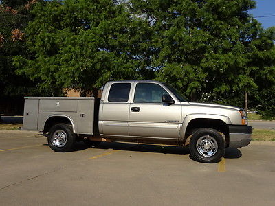 Chevrolet : Silverado 2500 SINGLE CAB UTILITY BED V8 6.0L 2WD AUTO 1OWNER TX  2003 chevy silverado 2500 ls v 8 6.0 l 2 wd auto utility bed 1 owner tx drives great