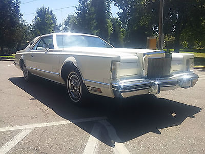 Lincoln : Continental Base Hardtop 2-Door 1979 lincoln continental mark v original owner w luxury group option