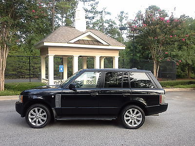 Land Rover : Range Rover Supercharged Sport Utility 4-Door 2006 range rover hse supercharged black