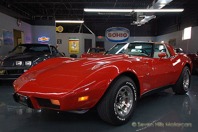 Chevrolet : Corvette #'s Match ONLY 23,170 MILES, Red/Oyster, BEAUTIFUL PAINT, Clean Interior, AWESOME DRIVER