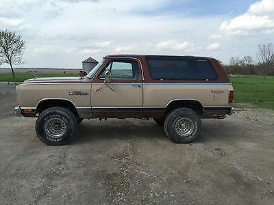 Dodge : Ramcharger 150 ROYAL SE PROSPECTOR 1981 dodge ram charger 150 royal se prospector