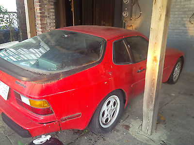 Porsche : 944 Base Coupe 2-Door 1987 porsche 944 base coupe 2 door 2.5 l guards red for restoration or parts