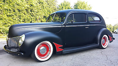 Ford : Other Deluxe 1940 ford 2 door sedan v 8 a c p s p b all henry ford steel no rust