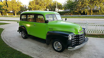 Chevrolet : Suburban NA 1949 chevrolet suburban 385 horsepower crate motor street rod build project