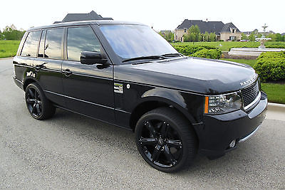 Land Rover : Range Rover Supercharged Sport Utility 4-Door SUPERCHARGED FULL-SIZE BLACK EBONY 1,615 ACTUAL MI ALL OPTS $105K STICKER + $11K