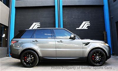 Land Rover : Range Rover Sport 4WD 4dr HSE 2014 rover sport supercharged pano surround camera financing available trades