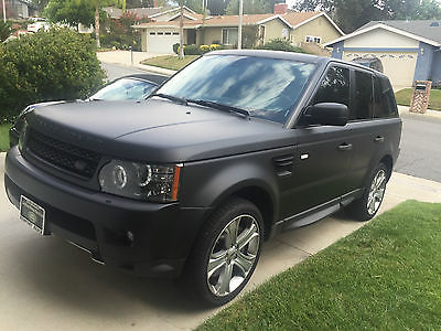 Land Rover : Range Rover Sport Supercharged Sport Utility 4-Door CPO RANGE ROVER SPORT 2011 MATTE BLACK WRAPPED