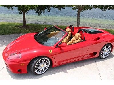 Ferrari : 360 SPYDER 2001 ferrari 360 spyder 2 door convertible