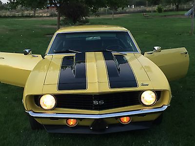 Chevrolet : Camaro SS350 1969 camaro ss 350 coupe automatic disc brakes drives excellent