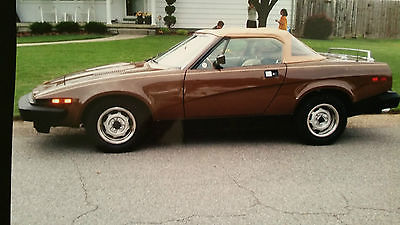 Triumph : Other TR-7 Roadster 1980 triump tr roadster brown and tan