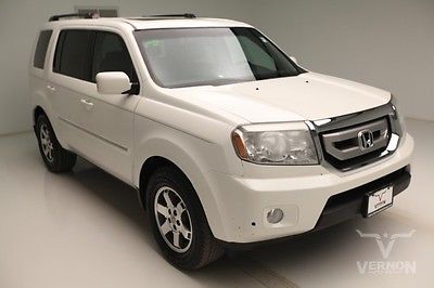Honda : Pilot Touring FWD 2011 leather heated rear dvd sunroof v 6 sohc used preowned 100 k miles