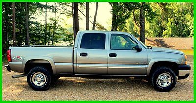 Chevrolet : Silverado 2500 LT SILVERADO 2500 2500HD DURAMAX DIESEL 4X4 CREW 2006 chevrolet duramax 2500 hd diesel lt 6.6 l 4 x 4 crew 2 owner 47 records 2500 hd