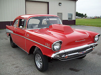 Chevrolet : Bel Air/150/210 210 1957 chevrolet 210 gasser period correct gasser streetable tilt nose