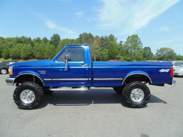 Ford : Other HD Reg Cab 1 1997 f 250 xlt regular cab 4 x 4 long bed lifted 7.3 l powerstroke diesel rust free