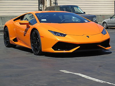 Lamborghini : Other in Arancio Borealis Orange with only 1,200 miles! 2015 lamborghini huracan in arancio borealis orange with nero interior low miles