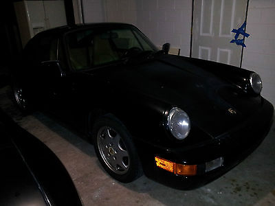 Porsche : 964 C2 1990 porsche 911 964 98 000 original miles black w tan interior