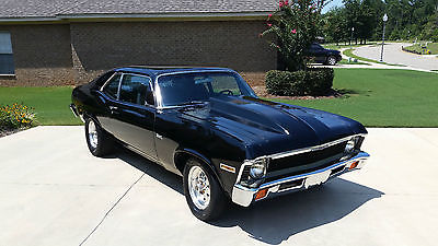 Chevrolet : Nova Fast and mean 1972 1972 72 chevy chevrolet nova black 350 ci 4 speed 4 brl holly great condition
