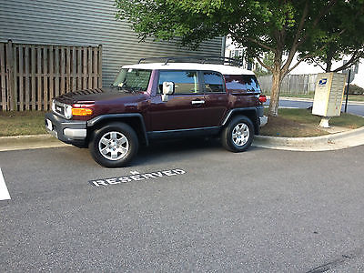 Toyota : FJ Cruiser 2007 toyota fj cruiser burgundy w roof rack and tow hitch