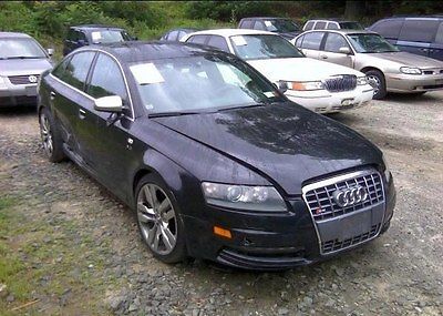 Audi : S6 S6 AUDI S6 2008 LOW MILEAGE! BLACK /BLACK NAVIGATION REPAIRABLE SALVAGE