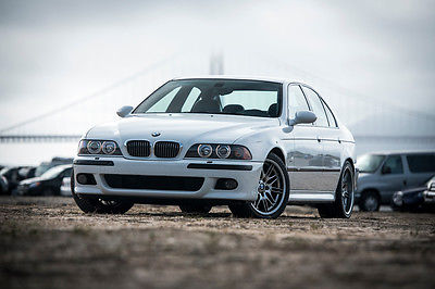 BMW : M5 M5 2003 bmw m 5 e 39 white black 61 k miles ca car