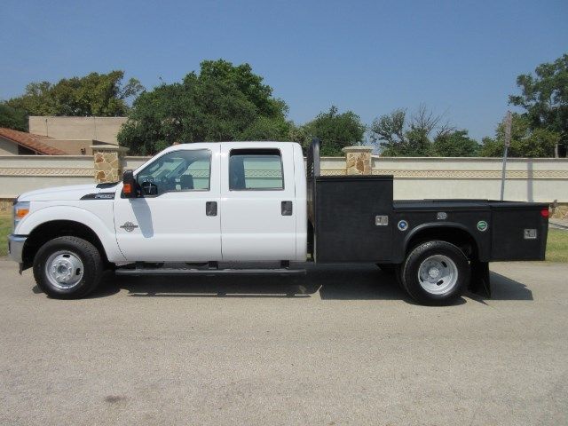 Ford : F-350 2013 ford f 350 powerstroke diesel 4 x 4 flat bed utility bed mechanics