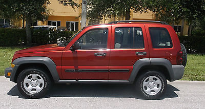 Jeep : Liberty 2006 jeep liberty sport v 6 2 wd 105 k 1 owner no accidents florida car w warranty