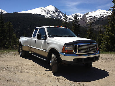 Ford : F-350 Lariat Super Duty Super Cab DRW 2000 ford f 350 super duty drw lariat package w powerstroke 4 wd cream puff