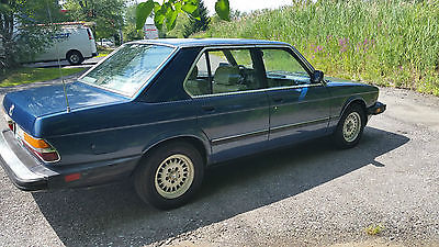 BMW : 5-Series E28 i Vintage 1985 BMW 535i e28 Great Running 5 Speed M30
