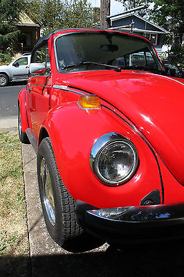 Volkswagen : Beetle - Classic 2 door VW Cherry Red Convertible