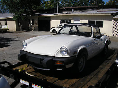 Triumph : Spitfire Convertible PROBABLY THE LOWEST MILE 1979 SPITFIRE ON THE PLANET!