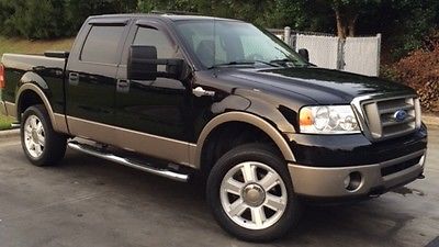 Ford : F-150 King Ranch Crew Cab Pickup 4-Door 2006 f 150 supercrew king ranch edition black and gold toolbox not included