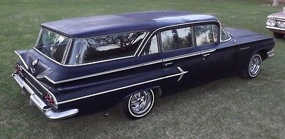 Chevrolet : Impala WAGON 1960 chevrolet kingswood 348 9 passenger wagon california black plate car