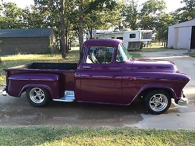 Chevrolet : Other Pickups 1956 Stepside Pickup Hot Rod Classic 1956 Chevy Pickup Truck