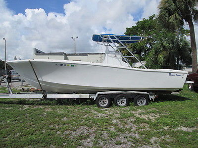 2001 OCEAN RUNNER 27FT CENTER CONSOLE INBOARD DIESEL