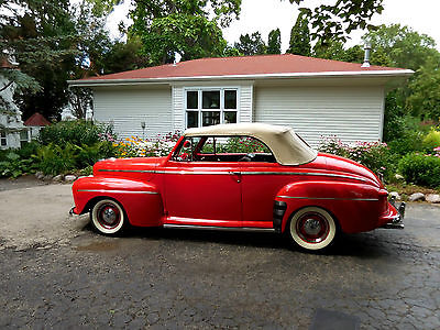 Ford : Other Super Deluxe Ford 1946 Super Deluxe Convertible Hot Rod