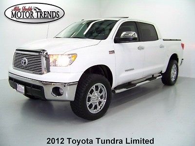 Toyota : Tundra 2012 toyota tundra limited platinum pkg nav sunroof lift kit 1 owner 59 k