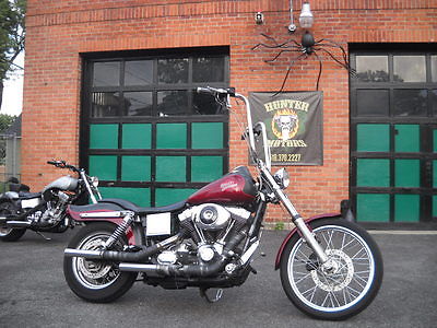 Harley-Davidson : Dyna 2001 harley davidson fxwg wideglide twin cam 18 inch ape hangers mat black 2 tone