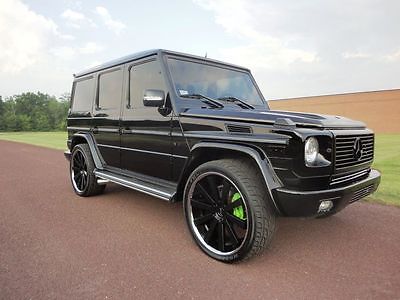 Mercedes-Benz : G-Class G500 G550 G55 G63 AMG 1 OWNER SINCE NEW LOADED !  CUSTOM BLACK OUT PACKAGE 24