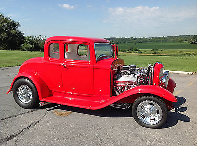 Ford : Other excellent 1932 ford 5 window coupe bbc all steel street rod none better excellent