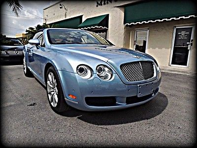 Bentley : Continental GT Convertible SILVER LAKE/TAN, NAVY TOP, CARFAX CERTIFIED, LOW MILES - NEAR PERFECT!!!