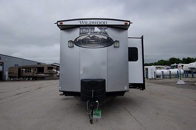 New 2015 Forest River Wildwood RV DLX 4002Q Two Queen Bedroom Park Model Camper