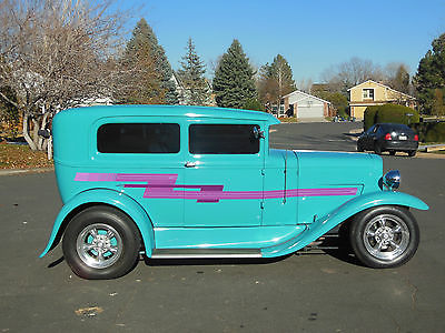 Ford : Model A Hot Rod 1931 ford model a 2 door sedan hot rod powered by chevy 350 lots of features