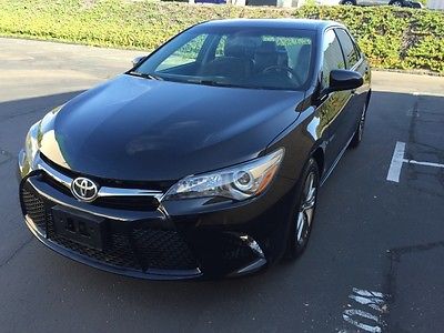 Toyota : Camry SE Warranty! Toyota Care! One Owner! Low miles! Only 179 miles! Black on Black!