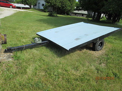 4' x 8' Tilt Utility, SnowmobileTrailer Good Tires and wench New bed