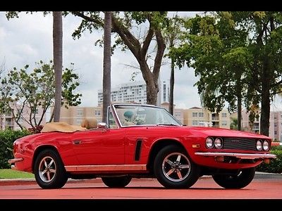 Other Makes Jensen Interceptor III Convertible RED ONLY 23K MILES 1975 CONVERTIBLE AUTOMATIC TAN LEATHER