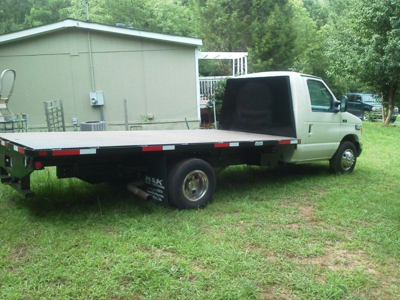 2007 E450 Ford Flatbed Work Truck