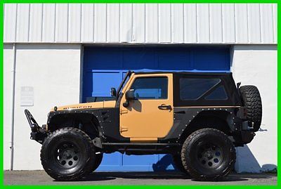 Jeep : Wrangler Rubicon 6 Speed Lifted XRC Body Armor Winch Wheels Repairable Rebuildable Salvage Lot Drives Great Project Builder Fixer Wrecked