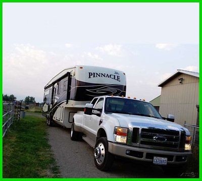 2013 Jayco Pinnacle 40' Fifth Wheel & 2008 Ford F-450 4 Slide Outs Patio Awning