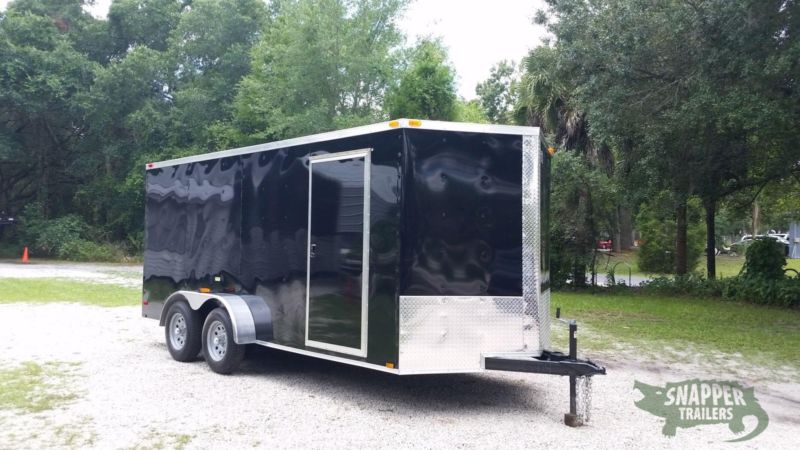 Landscaping Trailer  7 ftx16 Blk Ext NEW for SALE!